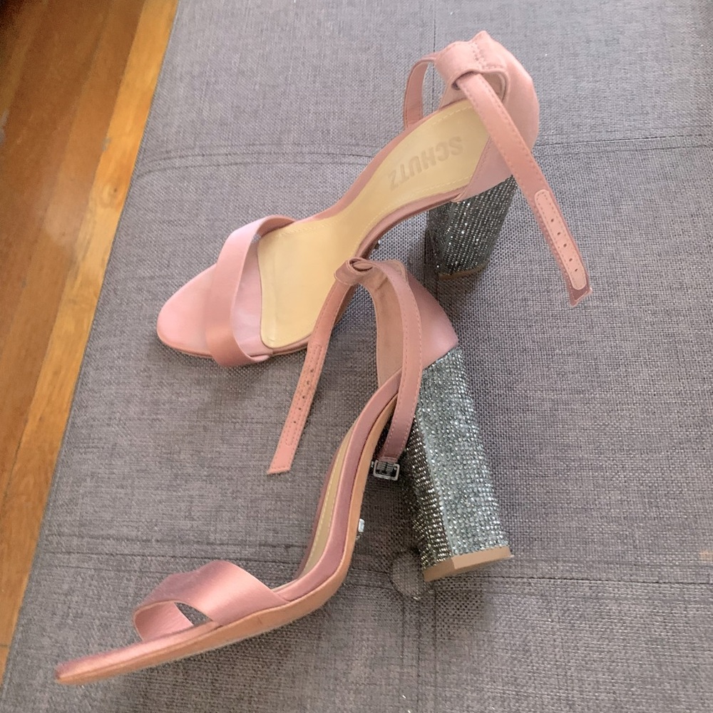 Schutz Shoes Schutz rose pink Romana Diamond Sandal Heels
